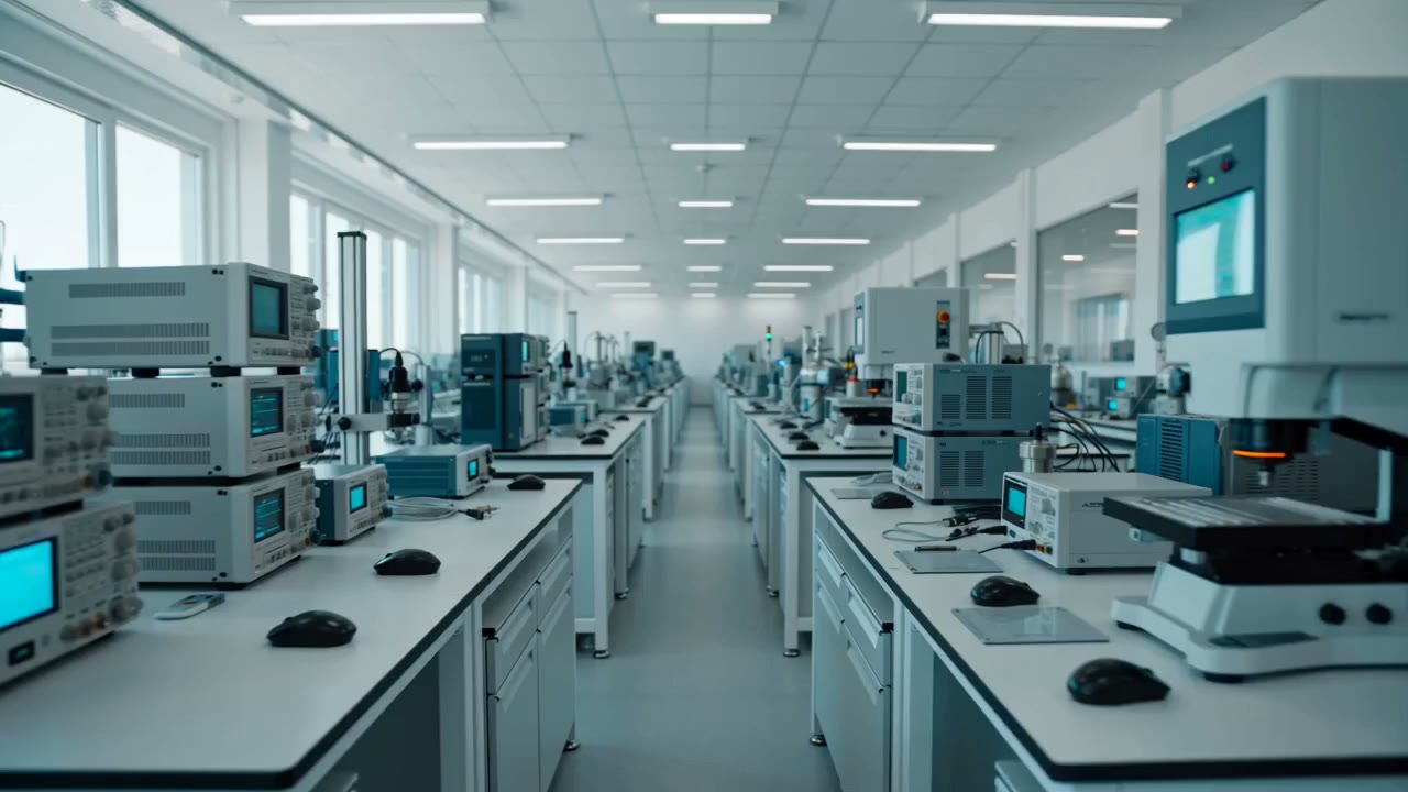 Inside the Unitest accredited calibration laboratory